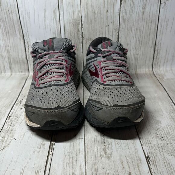 Brooks Women’s Gray Pink Ariel 18 Sneakers Running Trainers size 7 READ 1202711D - Picture 2 of 11